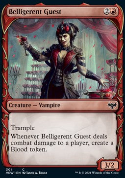 Invitata Bellicosa - Innistrad: Promessa Cremisi: Extras (Common) [XVOW-301]