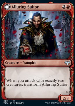 Pretendente Affascinante // Ballerino Letale - Innistrad: Promessa Cremisi: Extras (Uncommon) [XVOW-300]