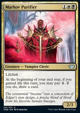 Purificatore Markov - Innistrad: Promessa Cremisi (Uncommon) [VOW-241]