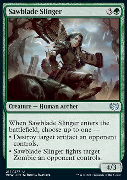 Tiratrice delle Lame Seghettate - Innistrad: Promessa Cremisi (Uncommon) [VOW-217]