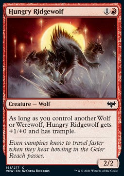 Lupo Crestato Affamato - Innistrad: Promessa Cremisi (Common) [VOW-161]