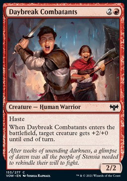 Combattenti dell'Aurora - Innistrad: Promessa Cremisi (Common) [VOW-153]