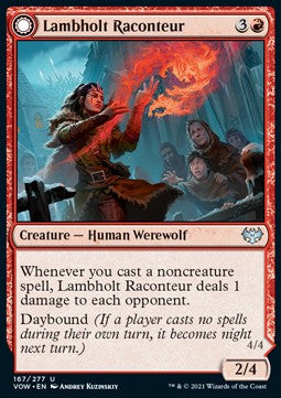Narratrice di Lambholt // Razziatrice di Lambholt - Innistrad: Promessa Cremisi (Uncommon) [VOW-167]