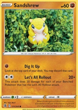 Sandshrew - Colpo Fusione (Common) [FST-131]