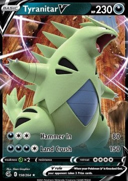 Tyranitar V - Colpo Fusione (Ultra Rare) [FST-158]