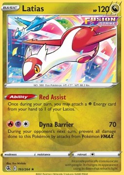 Latias - Colpo Fusione (Rare) [FST-193]