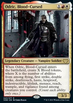 Odric, Maledetto dal Sangue - Innistrad: Promessa Cremisi (Rare) [VOW-243]