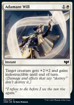 Volontà Adamantina - Innistrad: Promessa Cremisi (Common) [VOW-1]