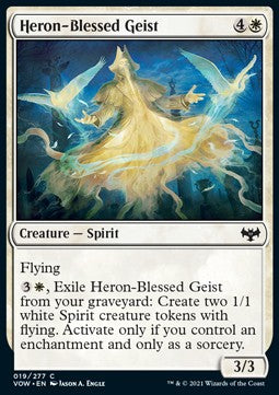 Geist Benedetto dagli Aironi - Innistrad: Promessa Cremisi (Common) [VOW-19]