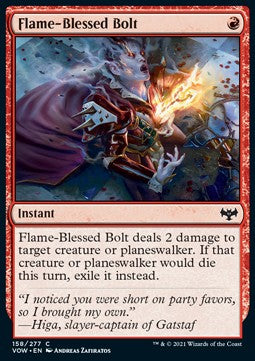 Dardo della Fiamma Benedetta - Innistrad: Promessa Cremisi (Common) [VOW-158]