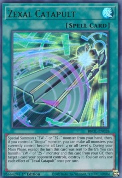 Catapulta Zexal - Fratelli della Leggenda (Ultra Rare) [BROL-028]