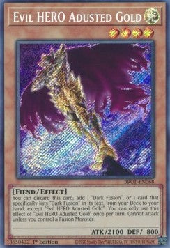 Gold Brunito EROE Malvagio - Fratelli della Leggenda (Secret Rare) [BROL-068]
