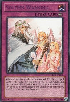 Avvertimento Solenne - Duelist League 18 (Rare) [DL18-019]