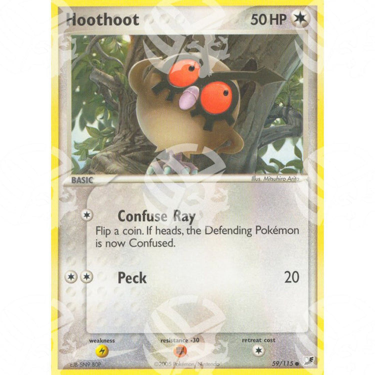 EX Forze Segrete - Hoothoot - 59/115 - Warcard - EX Forze Segrete - Hoothoot - 59/115 i prezzi più bassi sul mercato, solo da www.warcardshop.com! Carte singole, box, buste e mazzi.