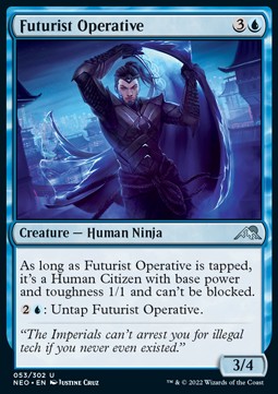 Agente Futurista - Kamigawa: Dinastia Neon (Uncommon) [NEO-53]