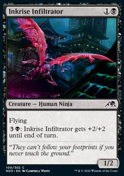Infiltrata dalle Ali d'Inchiostro - Kamigawa: Dinastia Neon (Common) [NEO-100]