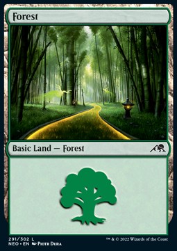 Foresta - Kamigawa: Dinastia Neon (Land) [NEO-291]