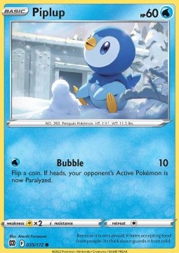 Piplup - Astri Lucenti (Common) [BRS-035]