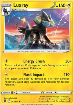 Luxray - Astri Lucenti (Rare) [BRS-051]