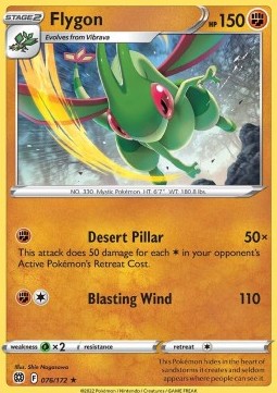 Flygon - Astri Lucenti (Rare) [BRS-076]