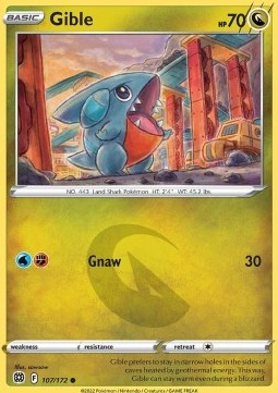 Gible - Astri Lucenti (Common) [BRS-107]