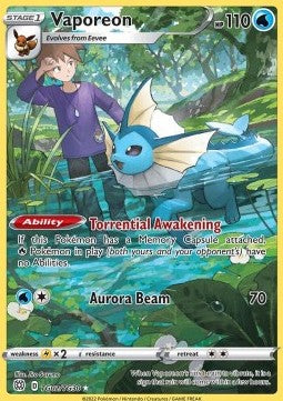 Vaporeon - Astri Lucenti (Holo Rare) [BRS-TG02]