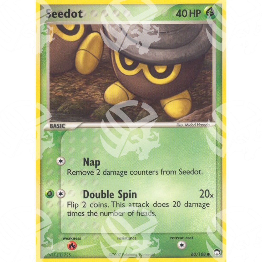 EX Power Keepers - Seedot - 60/108 - Warcard - EX Power Keepers - Seedot - 60/108 i prezzi più bassi sul mercato, solo da www.warcardshop.com! Carte singole, box, buste e mazzi.