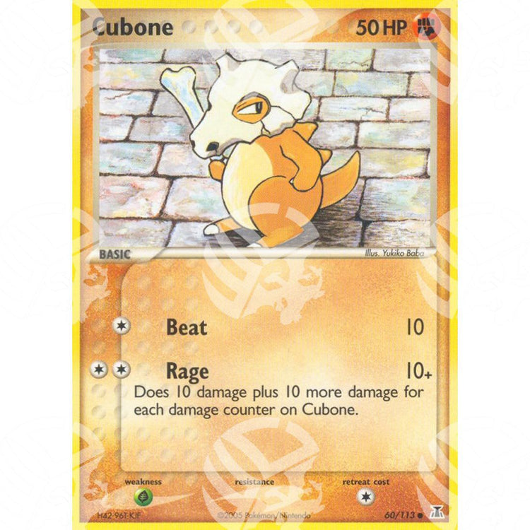 EX Specie Delta - Cubone - 60/113 - Warcard - EX Specie Delta - Cubone - 60/113 i prezzi più bassi sul mercato, solo da www.warcardshop.com! Carte singole, box, buste e mazzi.