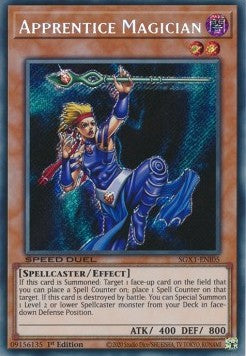 Mago Apprendista - Speed Duel GX: Cofanetto Accademia del Duellante (Secret Rare) [SGX1-I05]