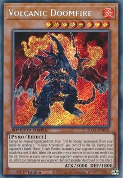 Destino Fuoco Vulcanico - Speed Duel GX: Cofanetto Accademia del Duellante (Secret Rare) [SGX1-H01]