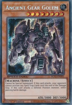 Golem-Ingranaggio Antico - Speed Duel GX: Cofanetto Accademia del Duellante (Secret Rare) [SGX1-D01]