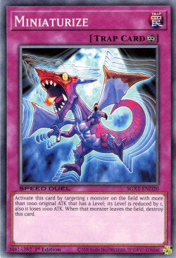 Miniaturizzare - Speed Duel GX: Cofanetto Accademia del Duellante (Common) [SGX1-D20]