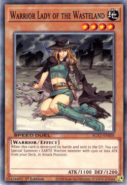 Signora Guerriera delle Terre Desolate - Speed Duel GX: Cofanetto Accademia del Duellante (Common) [SGX1-E05]