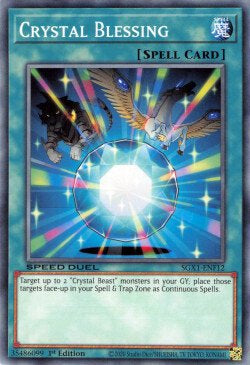 Benedizione Cristallo - Speed Duel GX: Cofanetto Accademia del Duellante (Common) [SGX1-F12]