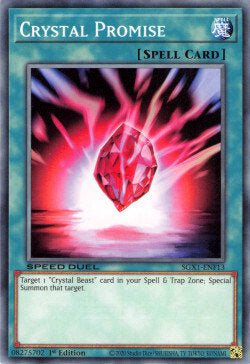 Promessa Cristallo - Speed Duel GX: Cofanetto Accademia del Duellante (Common) [SGX1-F13]