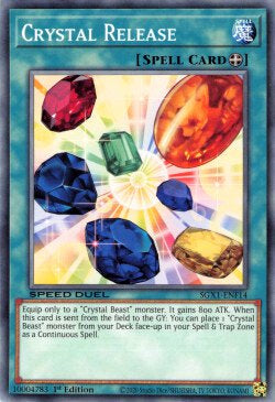 Rilascio di Cristallo - Speed Duel GX: Cofanetto Accademia del Duellante (Common) [SGX1-F14]