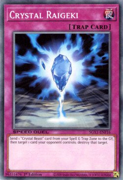 Raigeki Cristallo - Speed Duel GX: Cofanetto Accademia del Duellante (Common) [SGX1-F16]