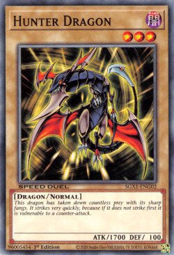 Drago Cacciatore - Speed Duel GX: Cofanetto Accademia del Duellante (Common) [SGX1-G02]