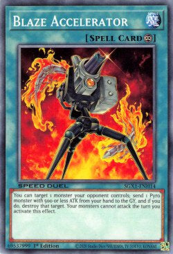 Acceleratore Fiammata - Speed Duel GX: Cofanetto Accademia del Duellante (Common) [SGX1-H14]