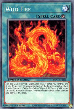Fuoco Selvaggio - Speed Duel GX: Cofanetto Accademia del Duellante (Common) [SGX1-H16]