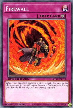 Muro di Fuoco - Speed Duel GX: Cofanetto Accademia del Duellante (Common) [SGX1-H19]