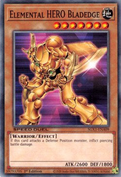 Bladedge EROE Elementale - Speed Duel GX: Cofanetto Accademia del Duellante (Common) [SGX1-A09]