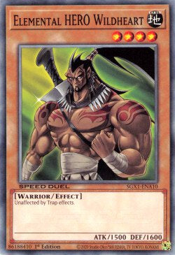 Wildheart EROE Elementale - Speed Duel GX: Cofanetto Accademia del Duellante (Common) [SGX1-A10]