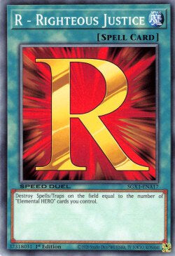 R - Retta Giustizia - Speed Duel GX: Cofanetto Accademia del Duellante (Common) [SGX1-A17]