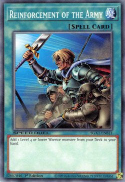 Rinforzi dell'Esercito - Speed Duel GX: Cofanetto Accademia del Duellante (Common) [SGX1-B11]