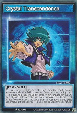 Crystal Transcendence (Skill) - Speed Duel GX: Cofanetto Accademia del Duellante (Common) [SGX1-S06]
