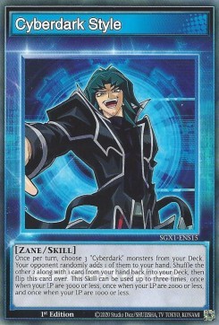 Cyberdark Style (Skill) - Speed Duel GX: Cofanetto Accademia del Duellante (Common) [SGX1-S15]