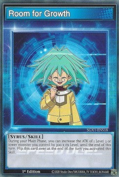 Room for Growth (Skill) - Speed Duel GX: Cofanetto Accademia del Duellante (Common) [SGX1-S18]