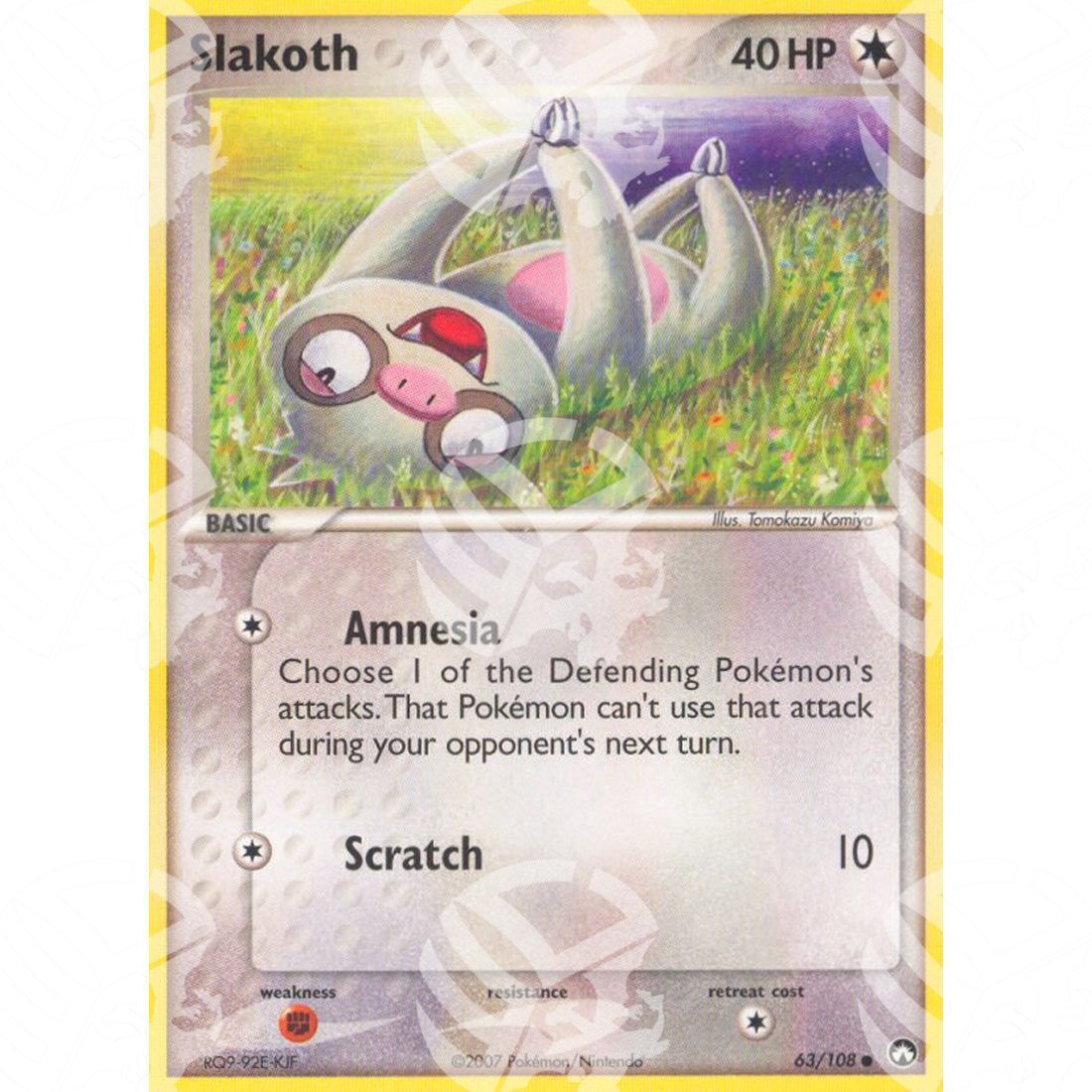 EX Power Keepers - Slakoth - 63/108 - Warcard - EX Power Keepers - Slakoth - 63/108 i prezzi più bassi sul mercato, solo da www.warcardshop.com! Carte singole, box, buste e mazzi.