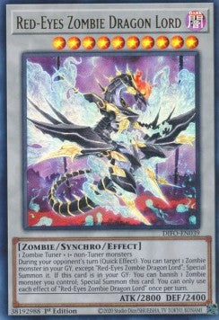 Signore Drago Zombie Occhi Rossi - Forza Dimensionale (Ultra Rare) [DIFO-039]